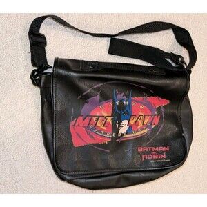 Batman & Robin 1997 Bag Melt Down Extreme Heat crossbody VTG Rare DC Comics Read
